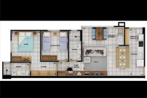 planta do apartamento